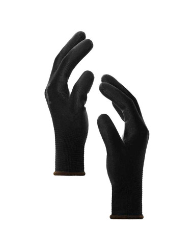Guanti da Lavoro 24 pcs Nero 8 / m Poliestere