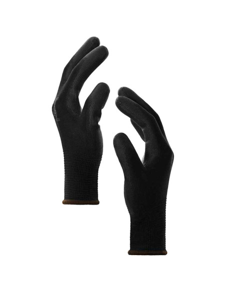 Guanti da Lavoro 24 pcs Nero 8 / m Poliestere