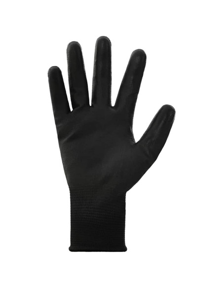 Guanti da Lavoro 12 pcs Nero 10 / xl Poliestere