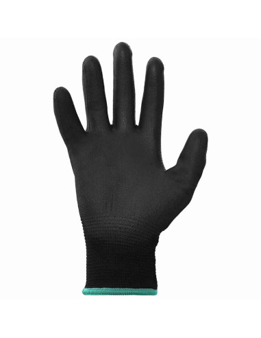 Guanti da Lavoro 24 pcs Nero 11 / XXL Poliestere