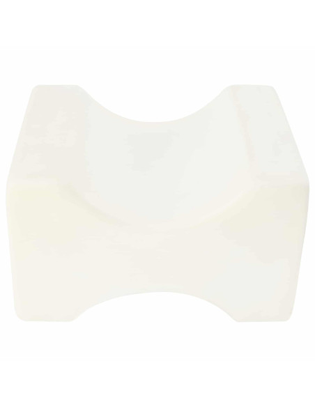 Cuscino con cuscino Bianco 26 x 21 x 15 cm Poliestere