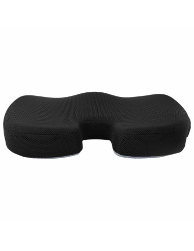 Cuscino con cuscino Nero 46 x 38 x 8 cm Rete