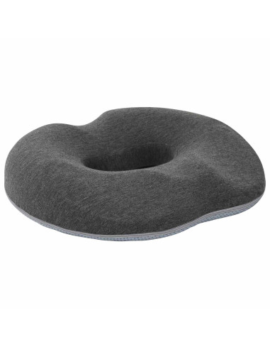 Cuscino con cuscino Grigio scuro 42 x 37 x 8 cm Cotone