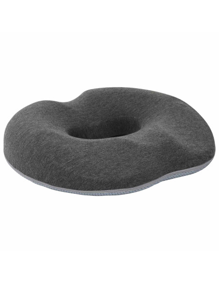 Cuscino con cuscino Grigio scuro 42 x 37 x 8 cm Cotone