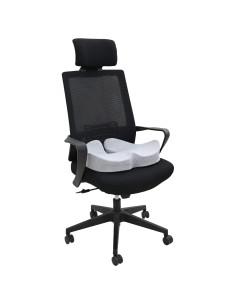 Cuscino con cuscino Grigio chiaro 50 x 43 x 10 cm Cotone 2