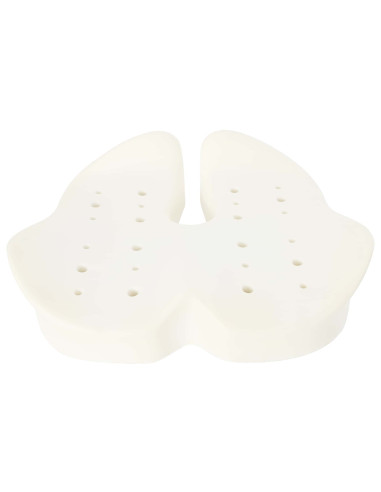 Cuscino con cuscino Grigio scuro 50 x 43 x 10 cm Cotone