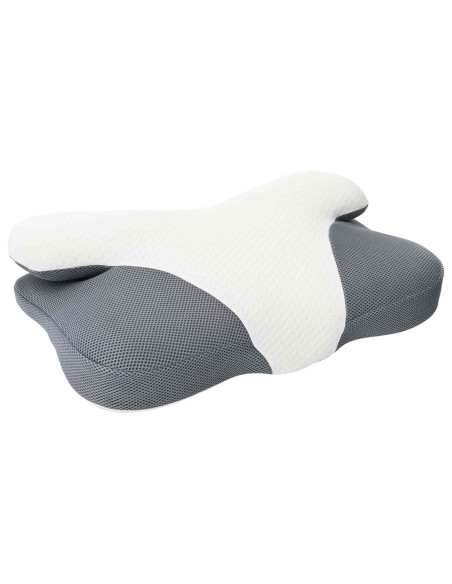 Cuscino con cuscino Bianco 59 x 38 x 14 cm Poliestere