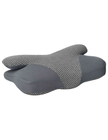 Cuscino con cuscino Grigio 59 x 38 x 14 cm Poliestere