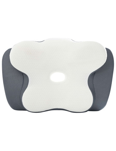 Cuscino con cuscino Bianco 60 x 37 x 13 cm Poliestere