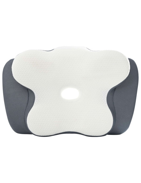 Cuscino con cuscino Bianco 60 x 37 x 13 cm Poliestere