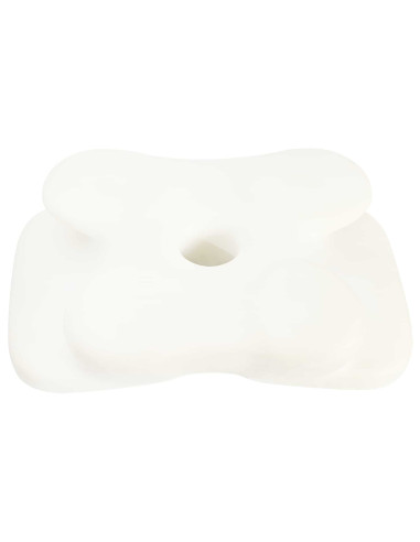 Cuscino con cuscino Bianco 60 x 37 x 13 cm Poliestere