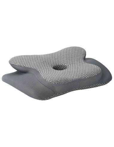 Cuscino con cuscino Grigio 60 x 37 x 13 cm Poliestere