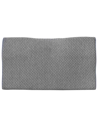 Cuscino con cuscino Grigio 60 x 34 x 11 cm Poliestere