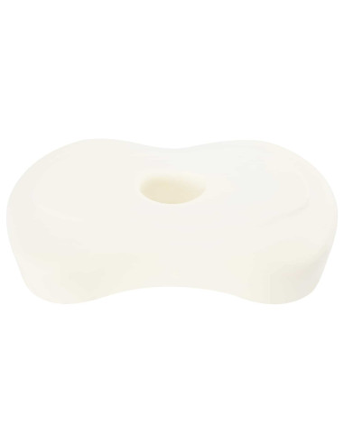 Cuscino con cuscino Bianco 55 x 36 x 10 cm Poliestere