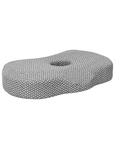 Cuscino con cuscino Grigio 55 x 36 x 10 cm Poliestere