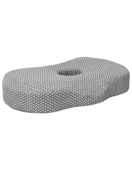 Cuscino con cuscino Grigio 55 x 36 x 10 cm Poliestere