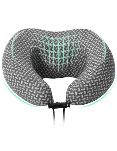 Cuscino con cuscino Grigio 30 x 28 x 14 cm Poliestere