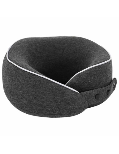 Cuscino con cuscino Grigio scuro 28 x 28 x 14 cm Cotone