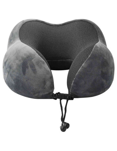 Cuscino con cuscino Regolabile Grigio 28 x 25 x 14 cm Velluto