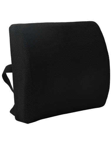 Cuscino con cuscino Regolabile Nero 34 x 31.5 x 12 cm Rete