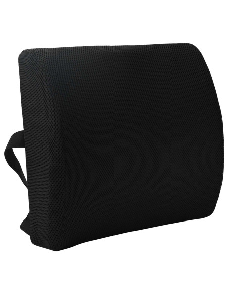 Cuscino con cuscino Regolabile Nero 34 x 31.5 x 12 cm Rete