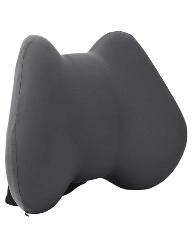 Cuscino con cuscino Grigio 42 x 32 x 14 cm Poliestere