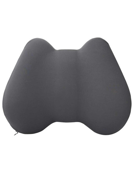 Cuscino con cuscino Grigio 42 x 32 x 14 cm Poliestere