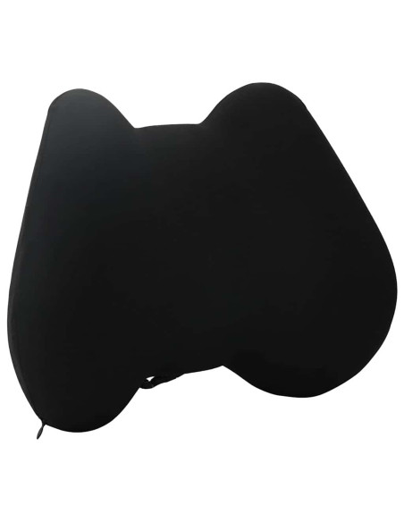 Cuscino con cuscino Regolabile Nero 42 x 32 x 14 cm Poliestere