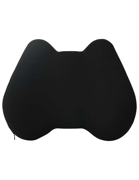 Cuscino con cuscino Regolabile Nero 42 x 32 x 14 cm Poliestere