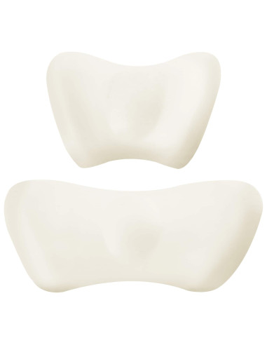 Cuscino con cuscino Regolabile 2 pcs Nero Reticolo 4D