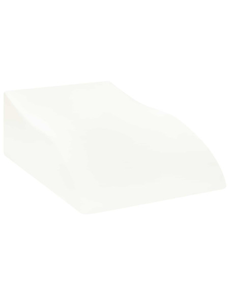 Cuscino per le Gambe Bianco 68 x 41 x 24 cm