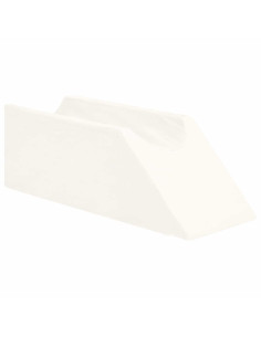 Cuscino per le gambe Tinta unita Bianco 68 x 25 x 21,5 cm 2