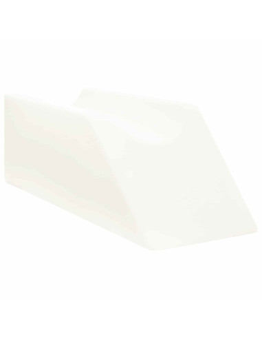 Cuscino per le gambe Tinta unita Bianco 68 x 25 x 21,5 cm