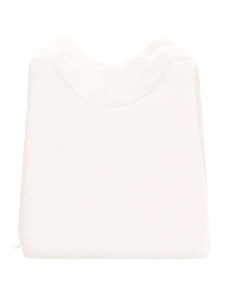 Cuscino per le gambe Tinta unita Bianco 68 x 25 x 21,5 cm