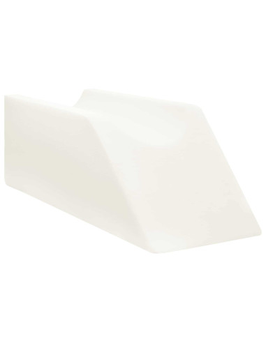 Cuscino per Gambe 68 x 25 x 21,5 cm Duro Schiuma PU Grigio