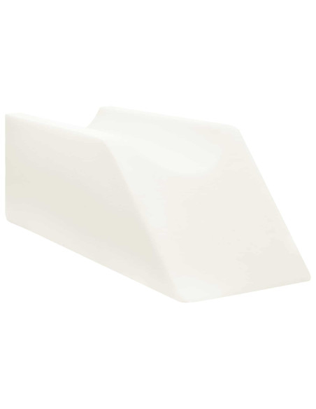 Cuscino per Gambe 68 x 25 x 21,5 cm Duro Schiuma PU Grigio
