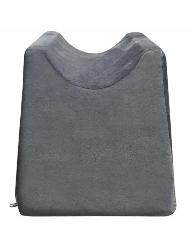Cuscino per Gambe 68 x 25 x 21,5 cm Duro Schiuma PU Grigio