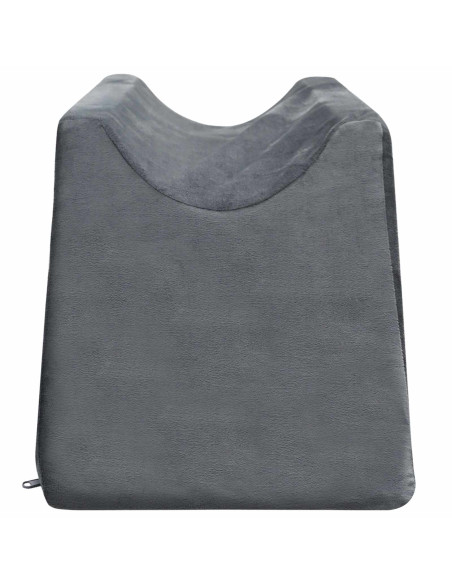 Cuscino per Gambe 68 x 25 x 21,5 cm Duro Schiuma PU Grigio