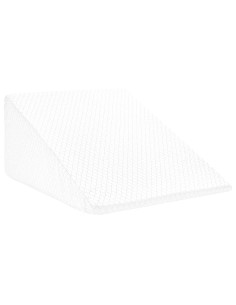 Cuscino per Gambe Tinta unita Bianco 60 x 50 x 30 cm 2