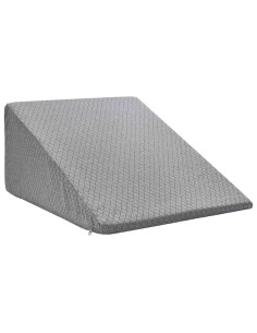 Cuscino per Gambe Tinta unita Grigio 60 x 50 x 30 cm 2