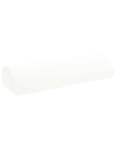 Cuscino per le Gambe Tinta unita Bianco 52 x 20 x 12 cm