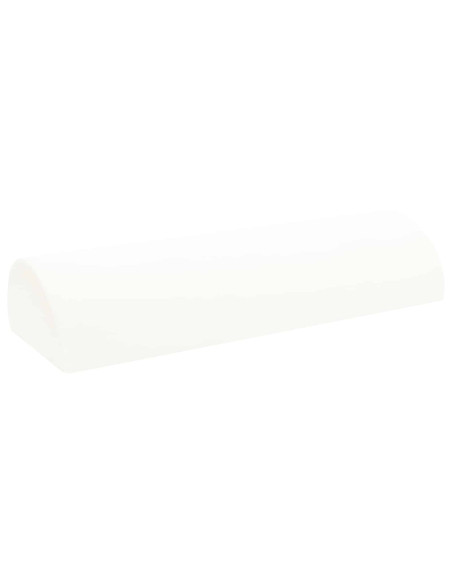 Cuscino per le Gambe Tinta unita Bianco 52 x 20 x 12 cm