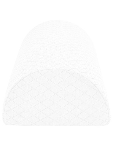 Cuscino per le Gambe Tinta unita Bianco 52 x 20 x 12 cm