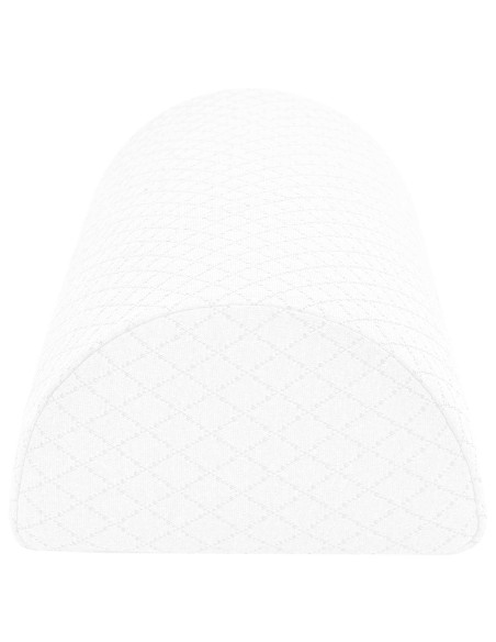 Cuscino per le Gambe Tinta unita Bianco 52 x 20 x 12 cm