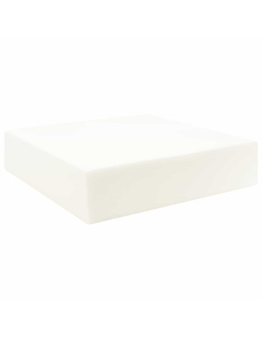 Cuscino per la seduta 40 x 40 x 10 cm Schiuma PU Grigio