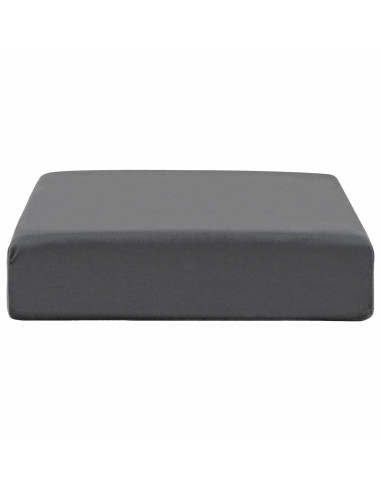 Cuscino per la seduta 40 x 40 x 10 cm Schiuma PU Grigio