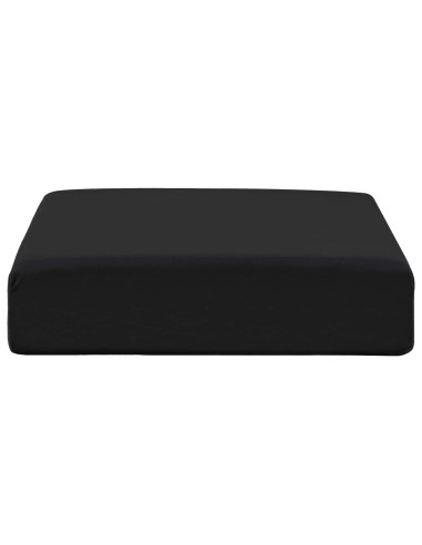 Cuscino per la seduta 40 x 40 x 11 cm Schiuma PU Nero