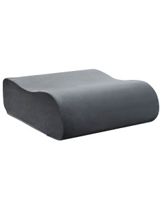 Cuscino per la seduta Tinta unita Grigio 40 x 40 x 13 cm 2