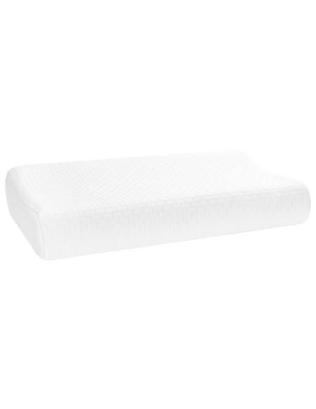 Cuscino da Letto Tinta unita Bianco 57 x 37 x 11,5 cm