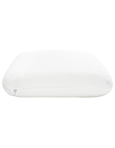 Cuscino da Letto Tinta unita Bianco 50 x 30 x 10,5 cm